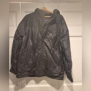 Mens fleece lined rain coat